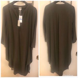 Dark Green Cupio Shirt Dress